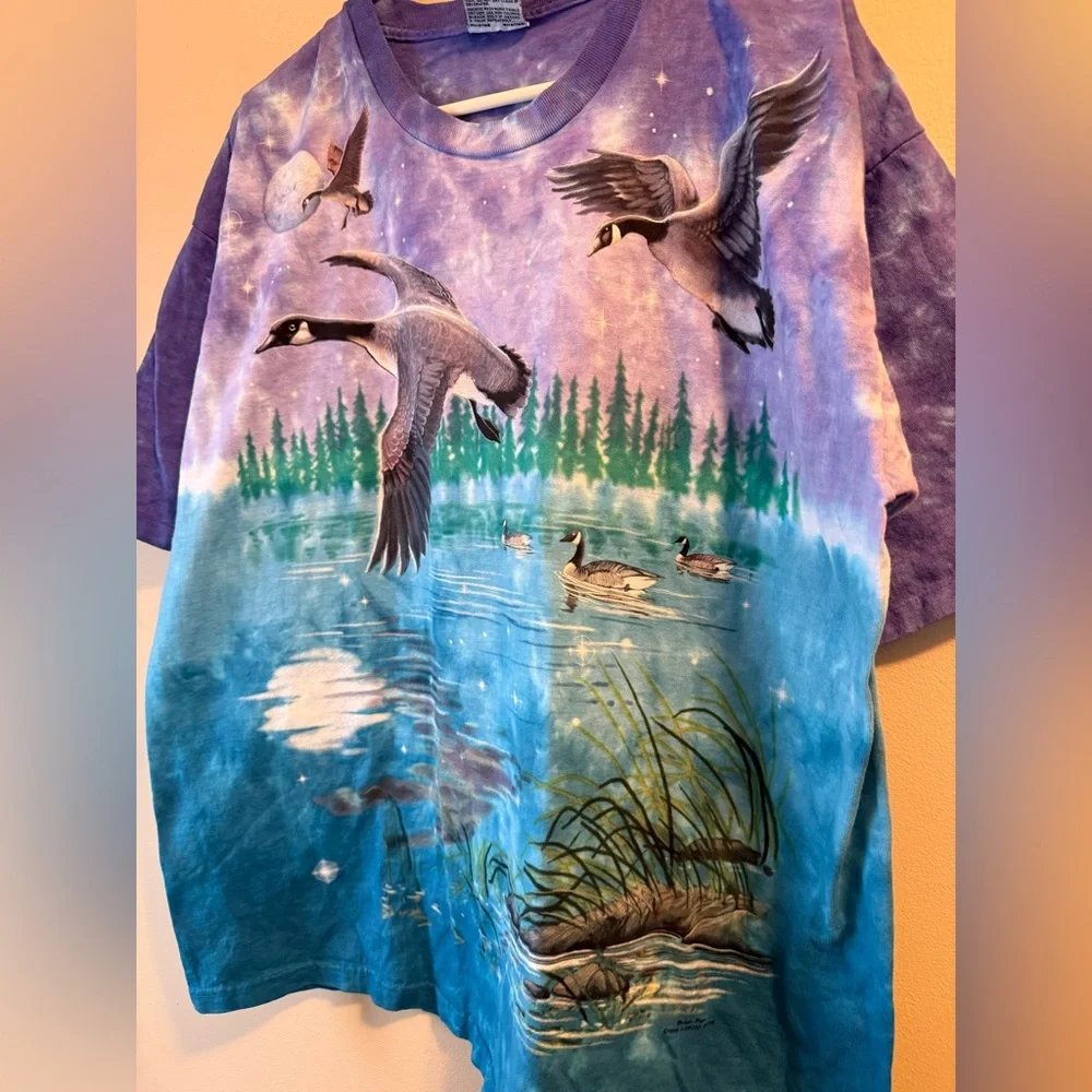 Liquid Blue 1999 Brian Fox Geese Tie Dye Shirt - XL - Picture 4 of 8